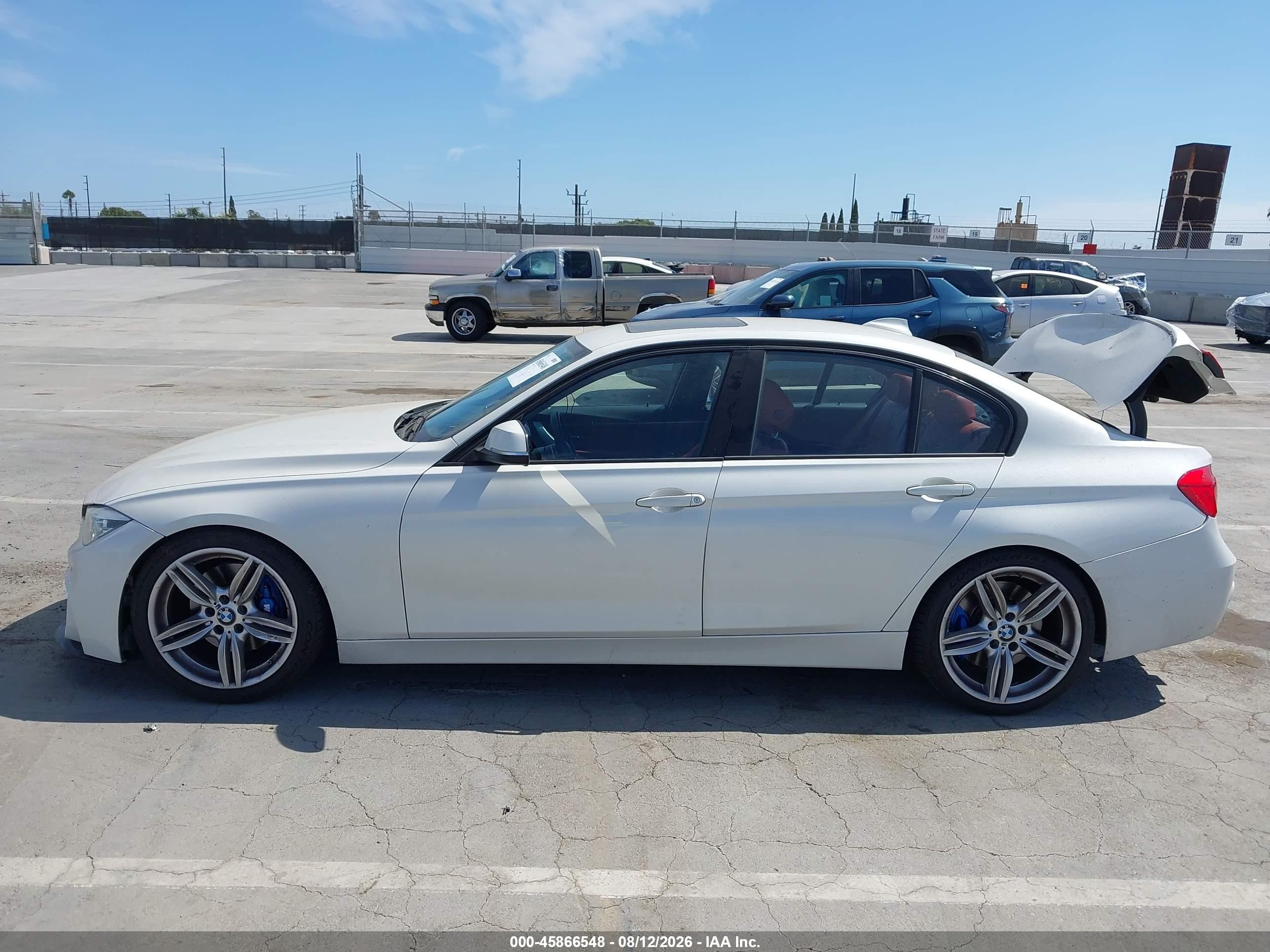 2016 Bmw 328d   White vin: WBA8E5C50GK388237