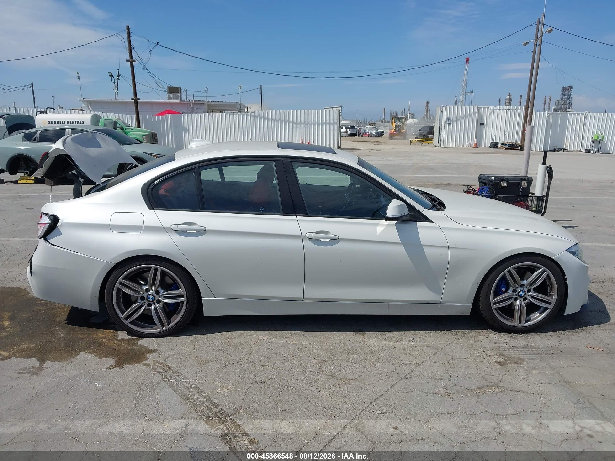 2016 Bmw 328d   White vin: WBA8E5C50GK388237