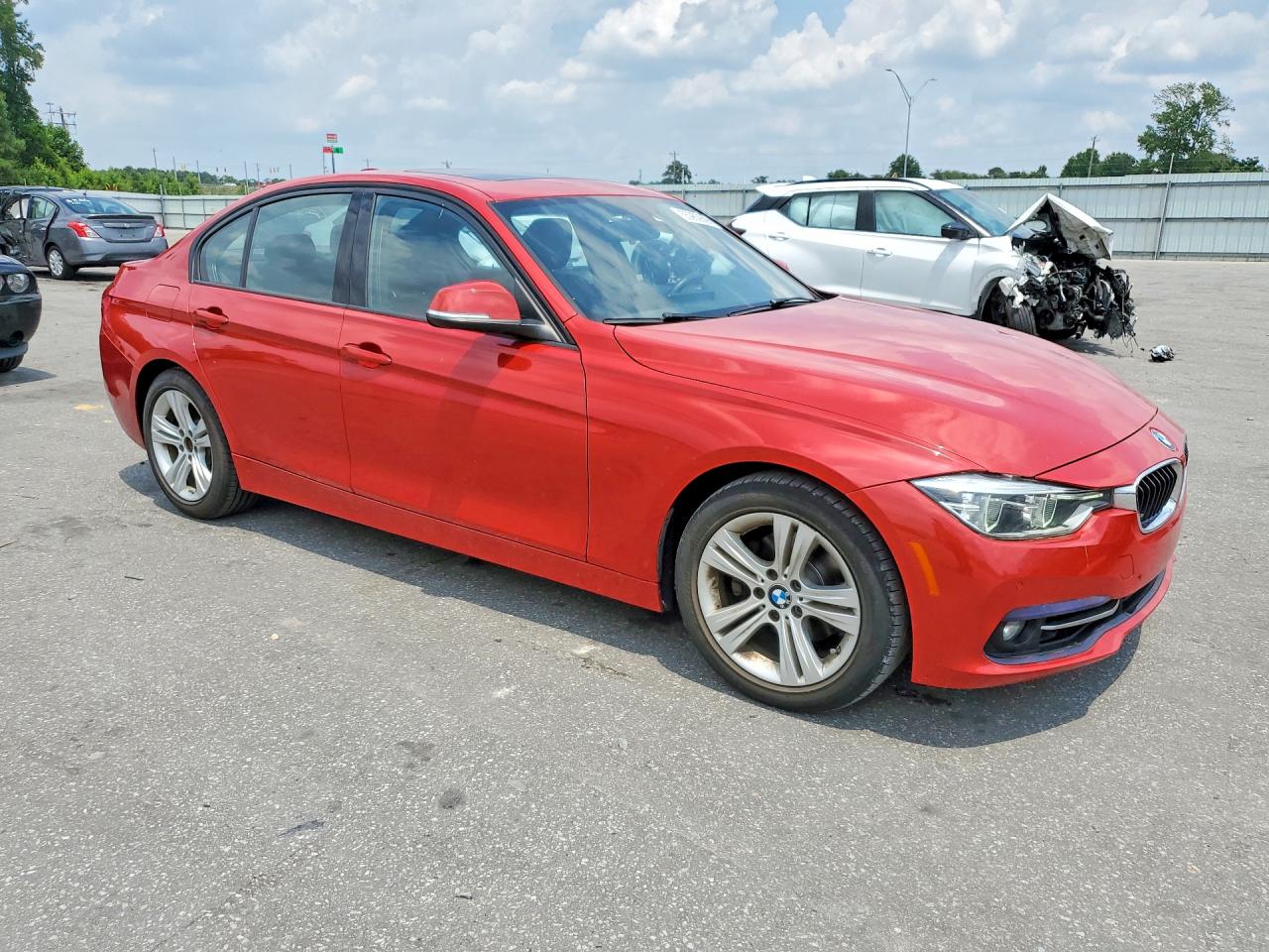 2016 Bmw 328 I Sulev Red vin: WBA8E9C52GP847682