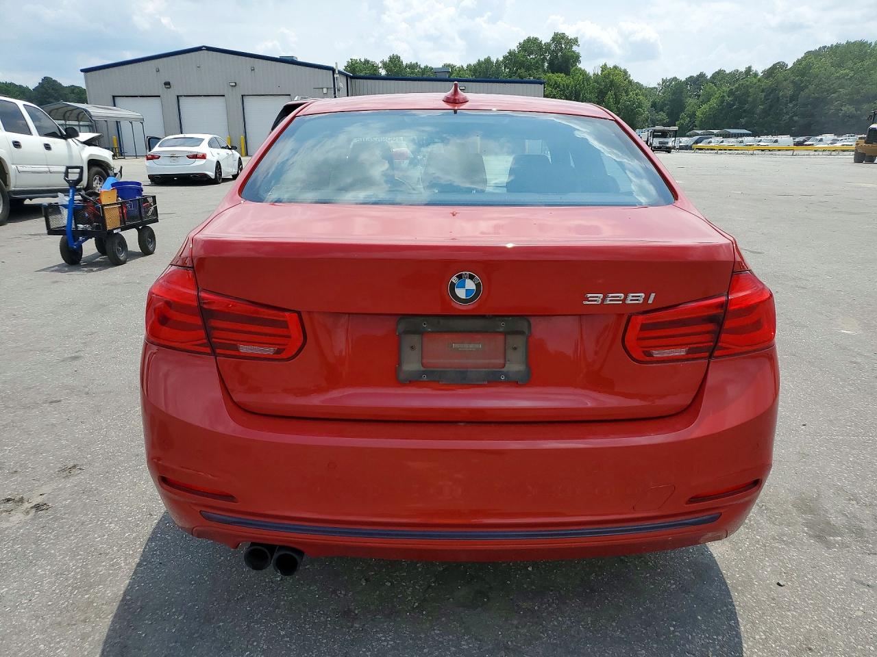 2016 Bmw 328 I Sulev Red vin: WBA8E9C52GP847682
