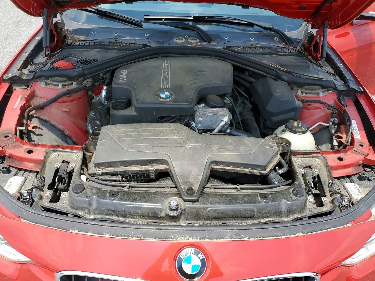 2016 Bmw 328 I Sulev Red vin: WBA8E9C52GP847682