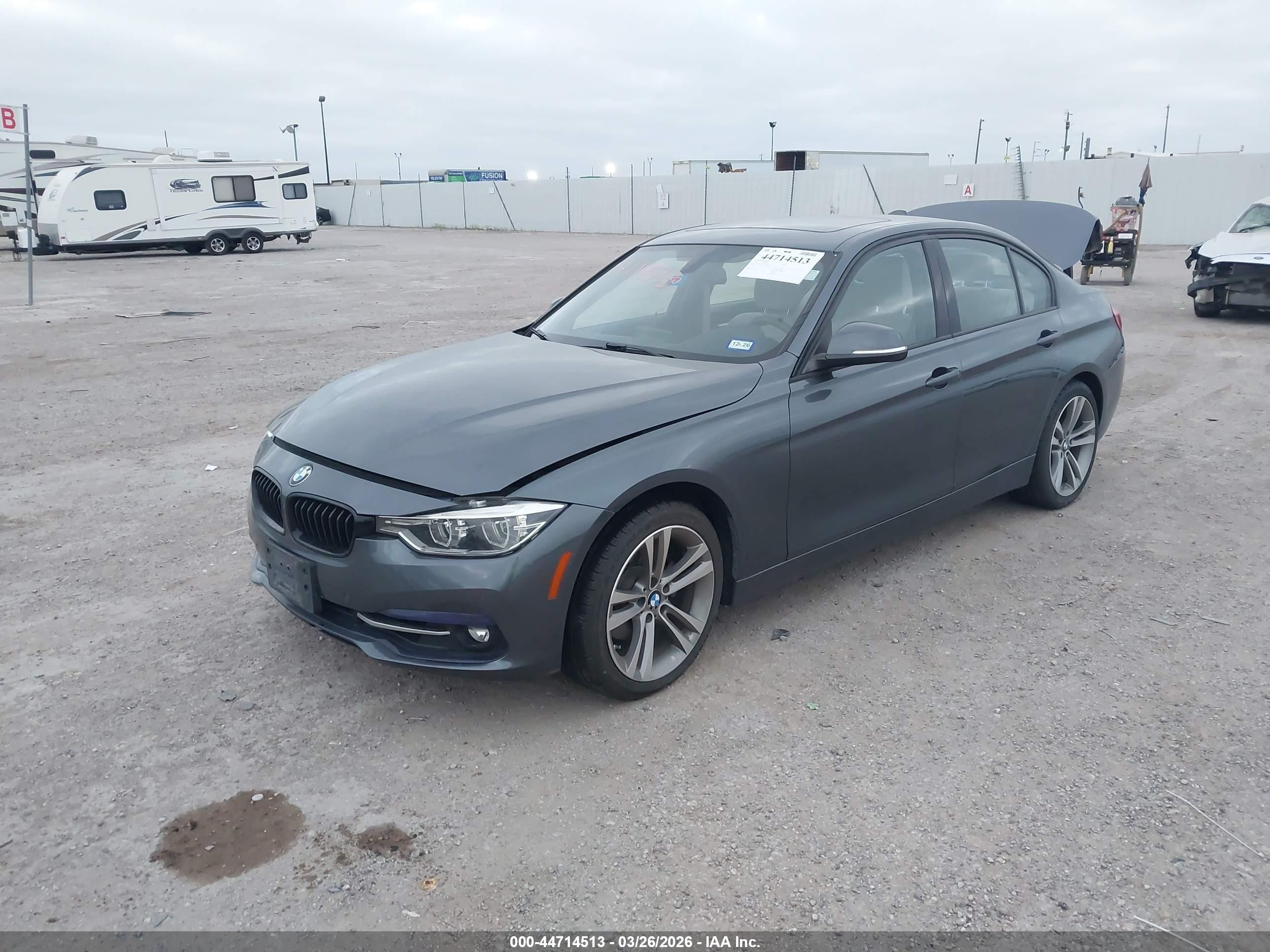 2016 Bmw 328i   Серый vin: WBA8E9G50GNT45226