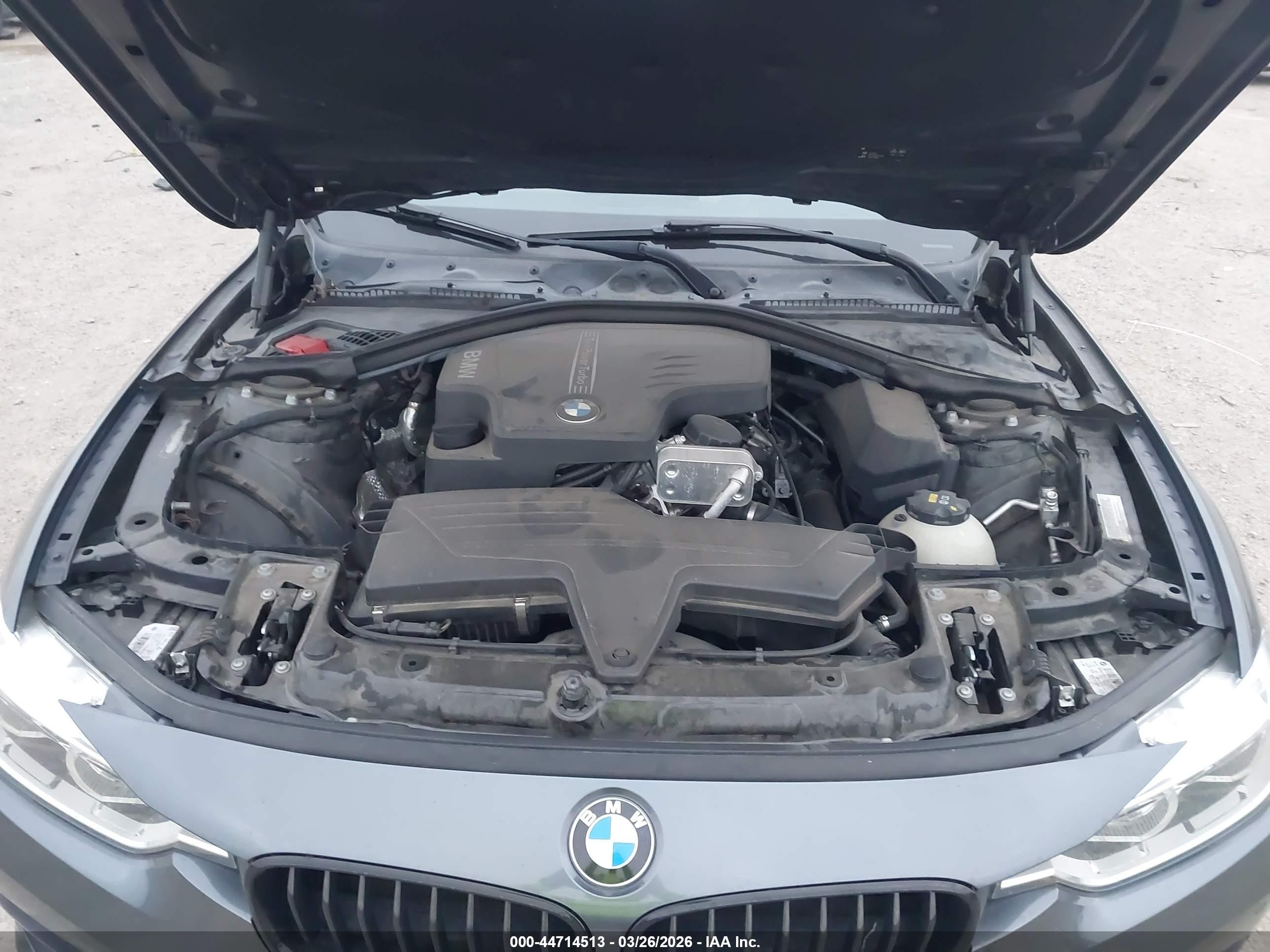 2016 Bmw 328i   Серый vin: WBA8E9G50GNT45226