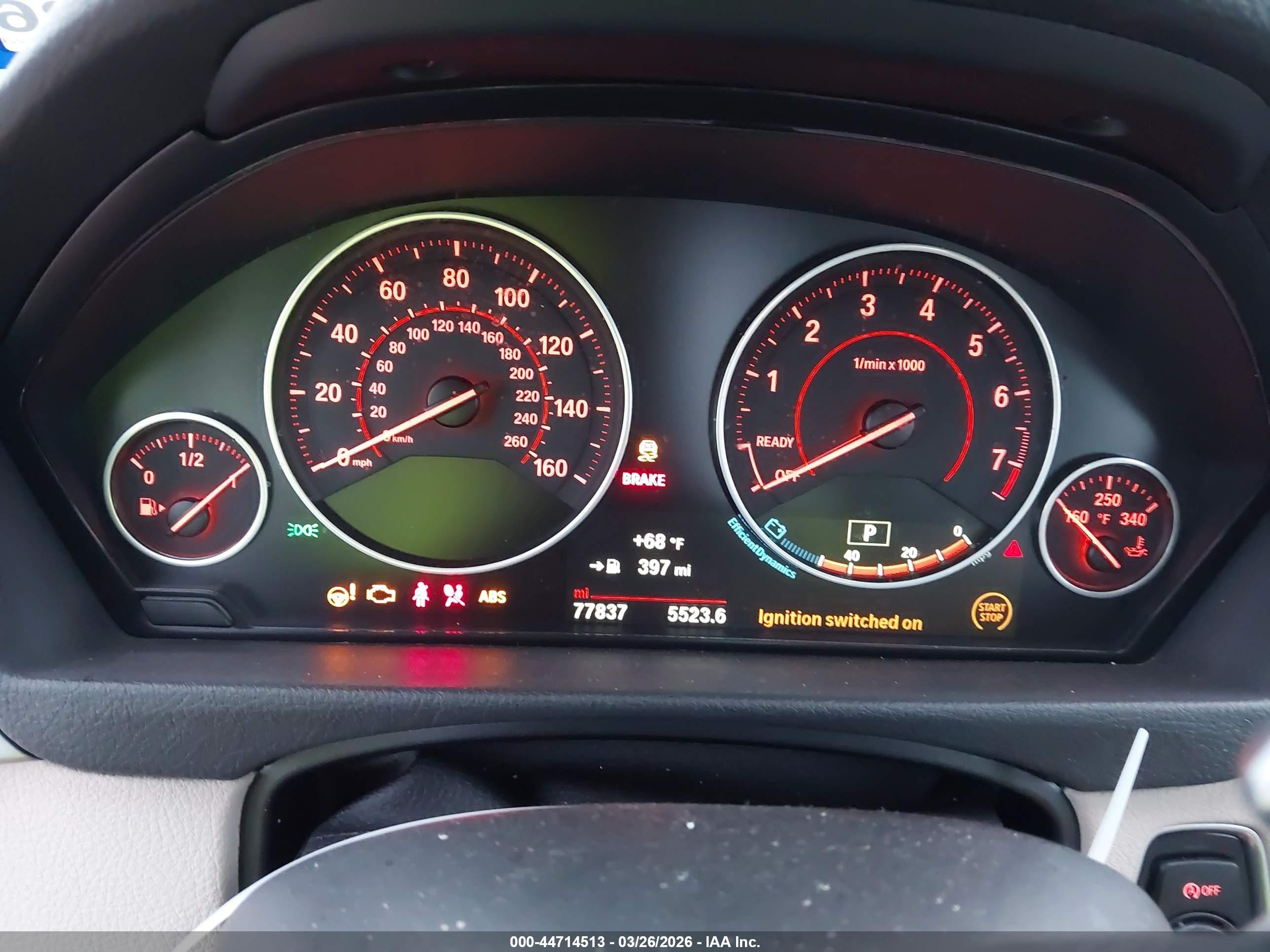 2016 Bmw 328i   Серый vin: WBA8E9G50GNT45226