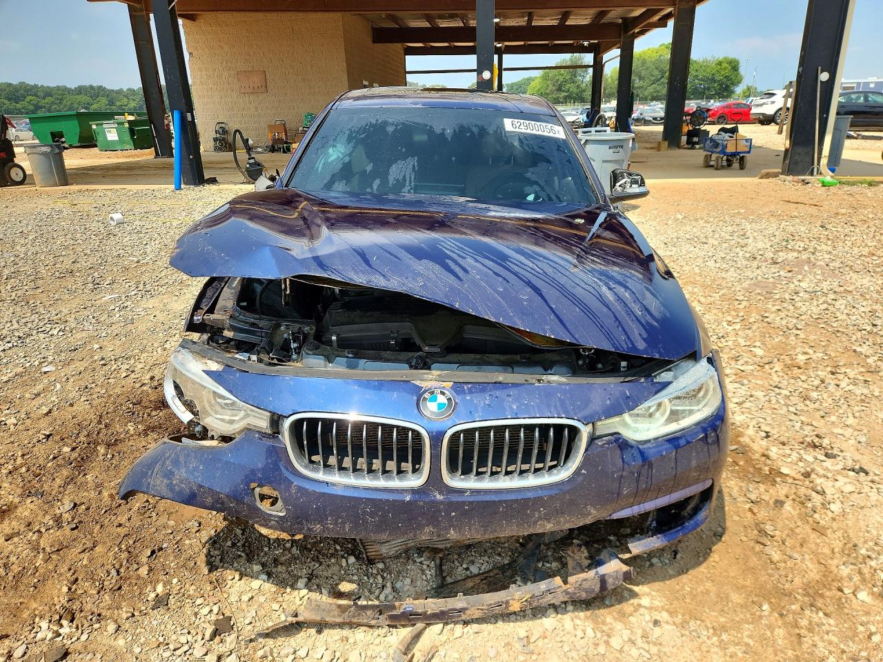 2016 Bmw 328 I Sulev Синий vin: WBA8E9G52GNU29340