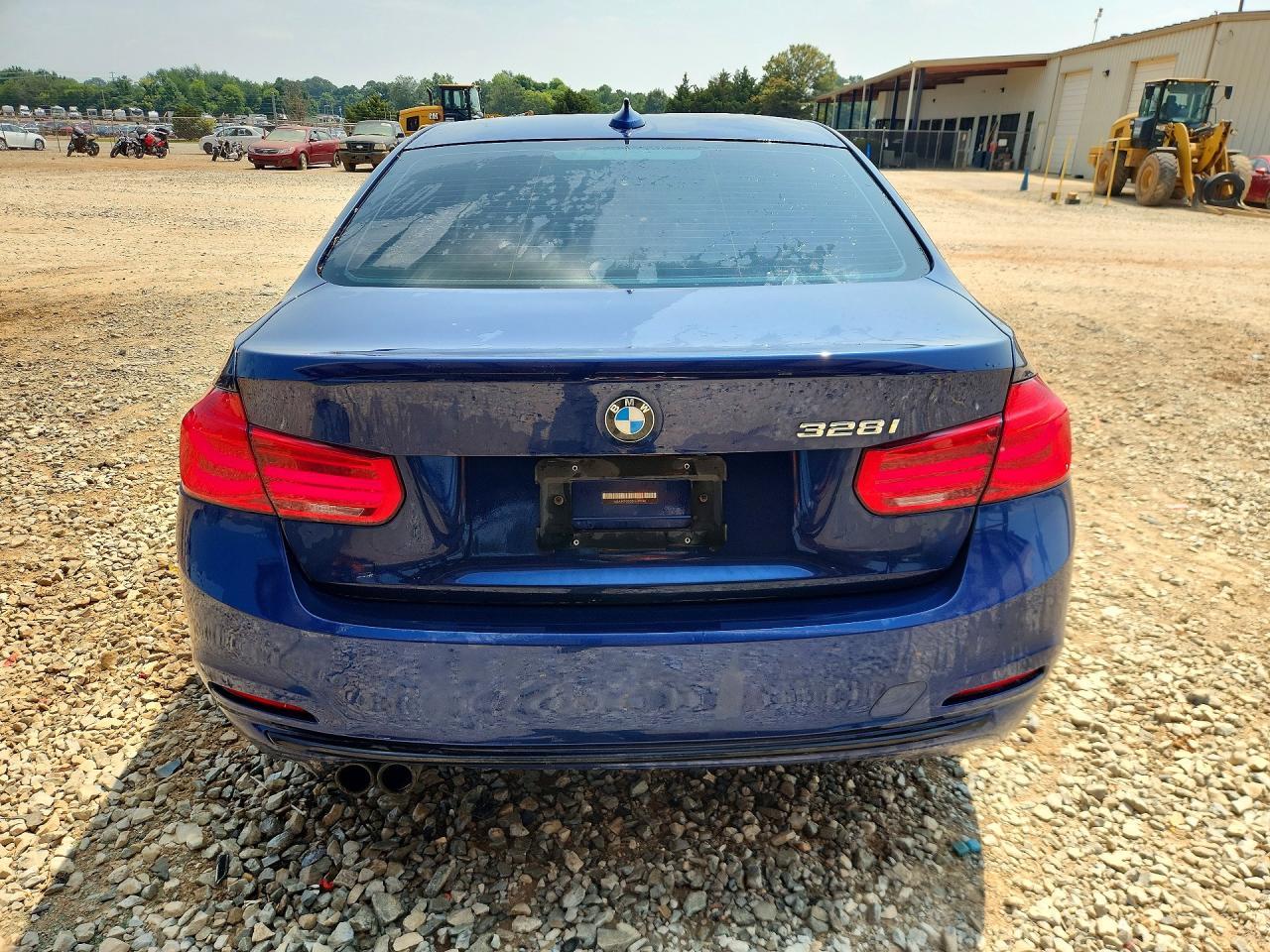 2016 Bmw 328 I Sulev Синий vin: WBA8E9G52GNU29340
