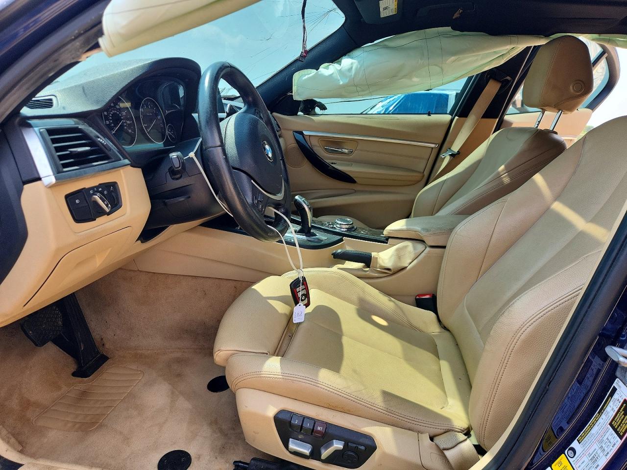 2016 Bmw 328 I Sulev Синий vin: WBA8E9G52GNU29340