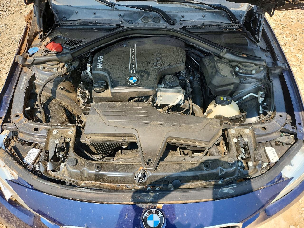 2016 Bmw 328 I Sulev Синий vin: WBA8E9G52GNU29340