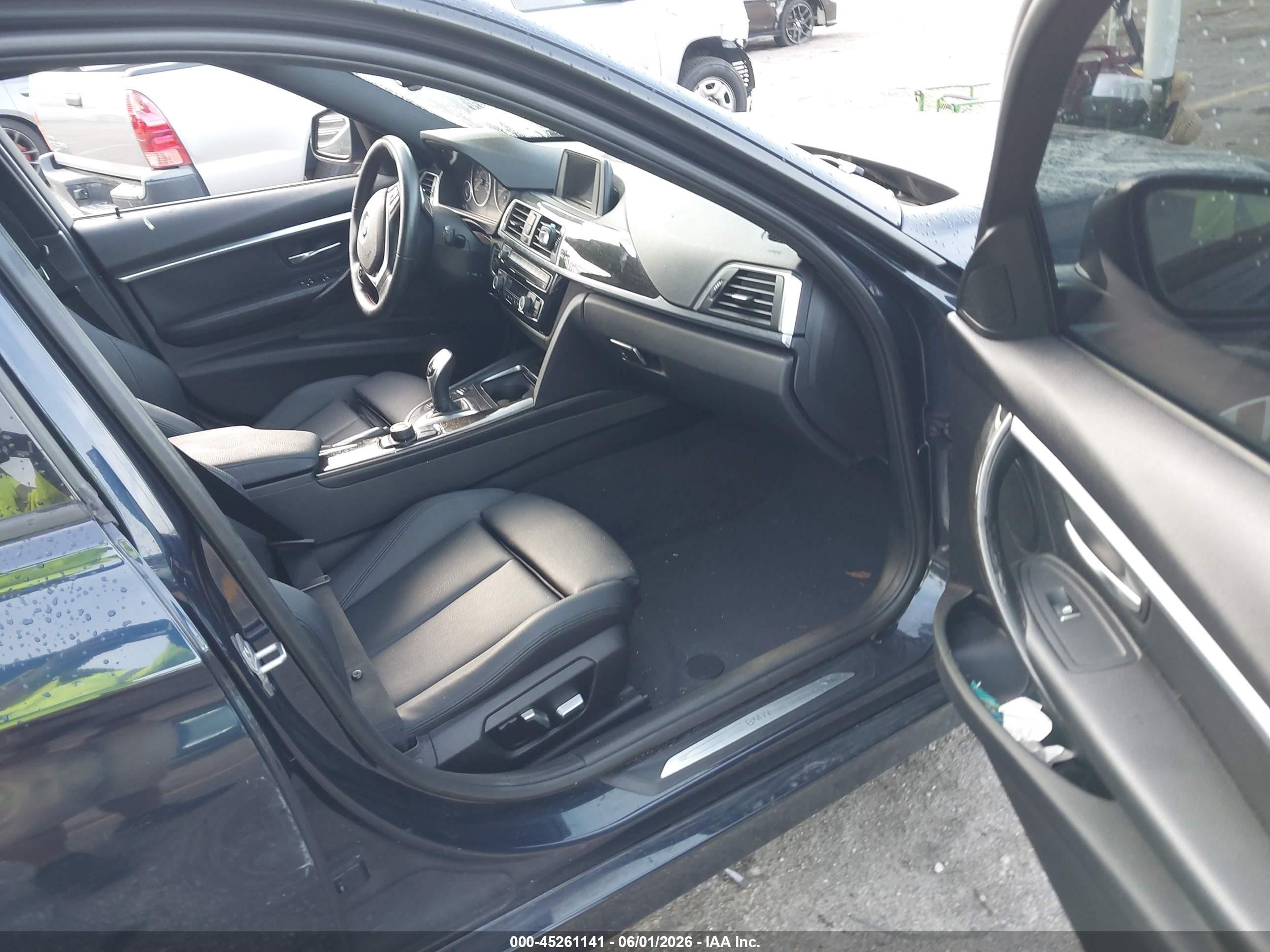 2016 Bmw 328i Dark Blue vin: WBA8E9G52GNU30505