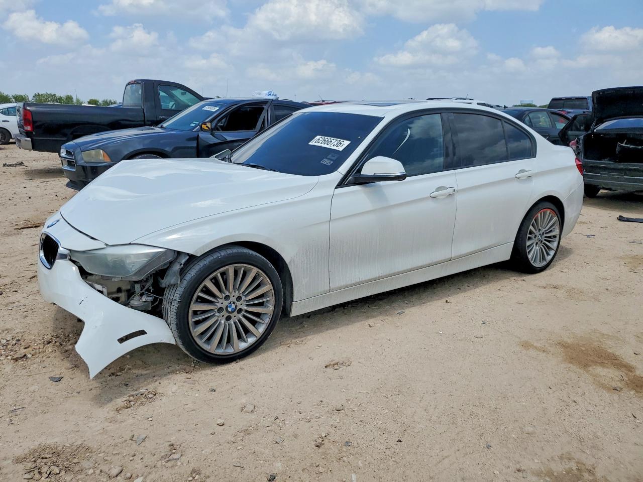 2016 Bmw 328 I Sulev Белый vin: WBA8E9G53GNT44216