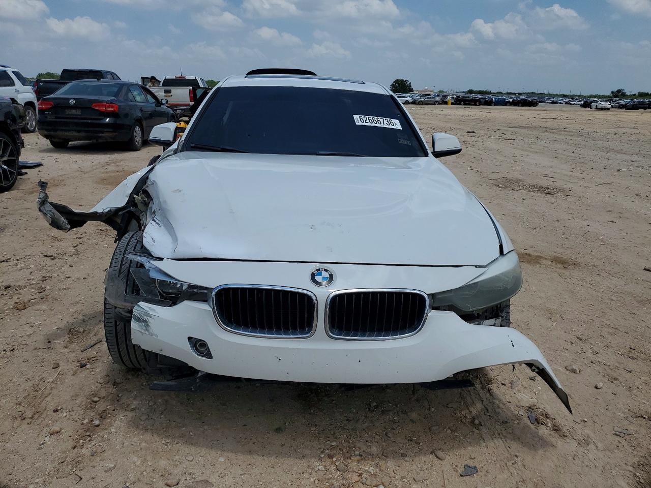 2016 Bmw 328 I Sulev Белый vin: WBA8E9G53GNT44216