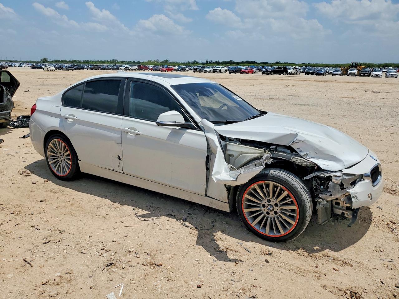 2016 Bmw 328 I Sulev Белый vin: WBA8E9G53GNT44216