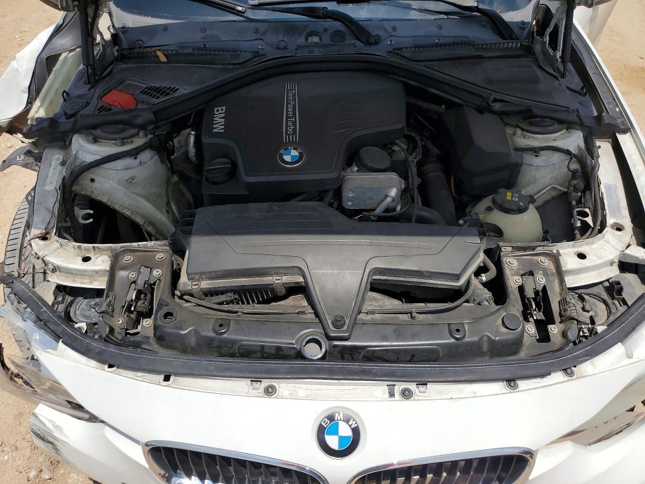 2016 Bmw 328 I Sulev Белый vin: WBA8E9G53GNT44216