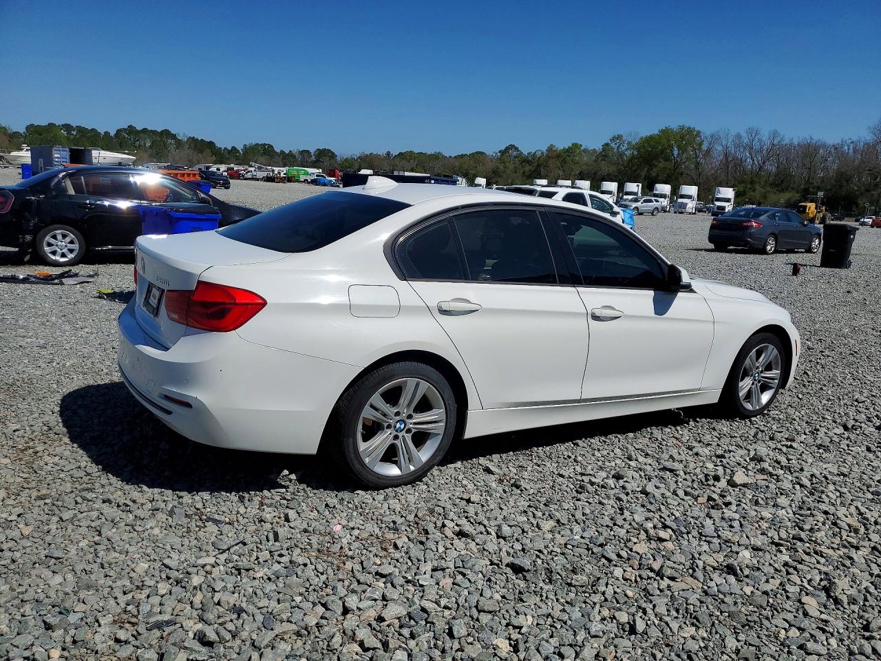 2016 Bmw 328 I Sulev White vin: WBA8E9G56GNU29101
