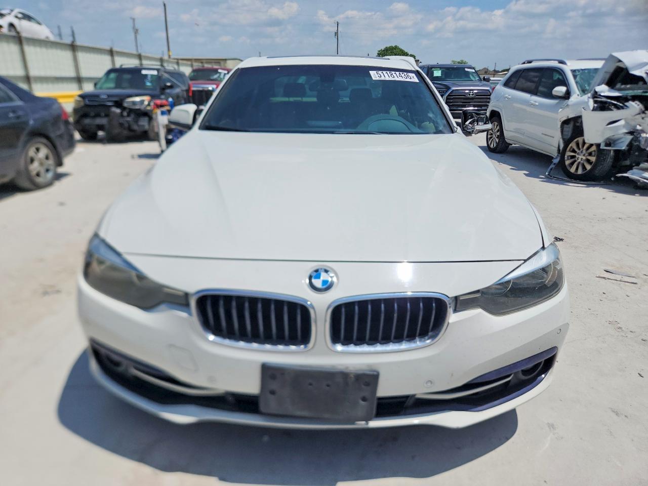 2016 Bmw 328 I Sulev Белый vin: WBA8E9G58GNU29424