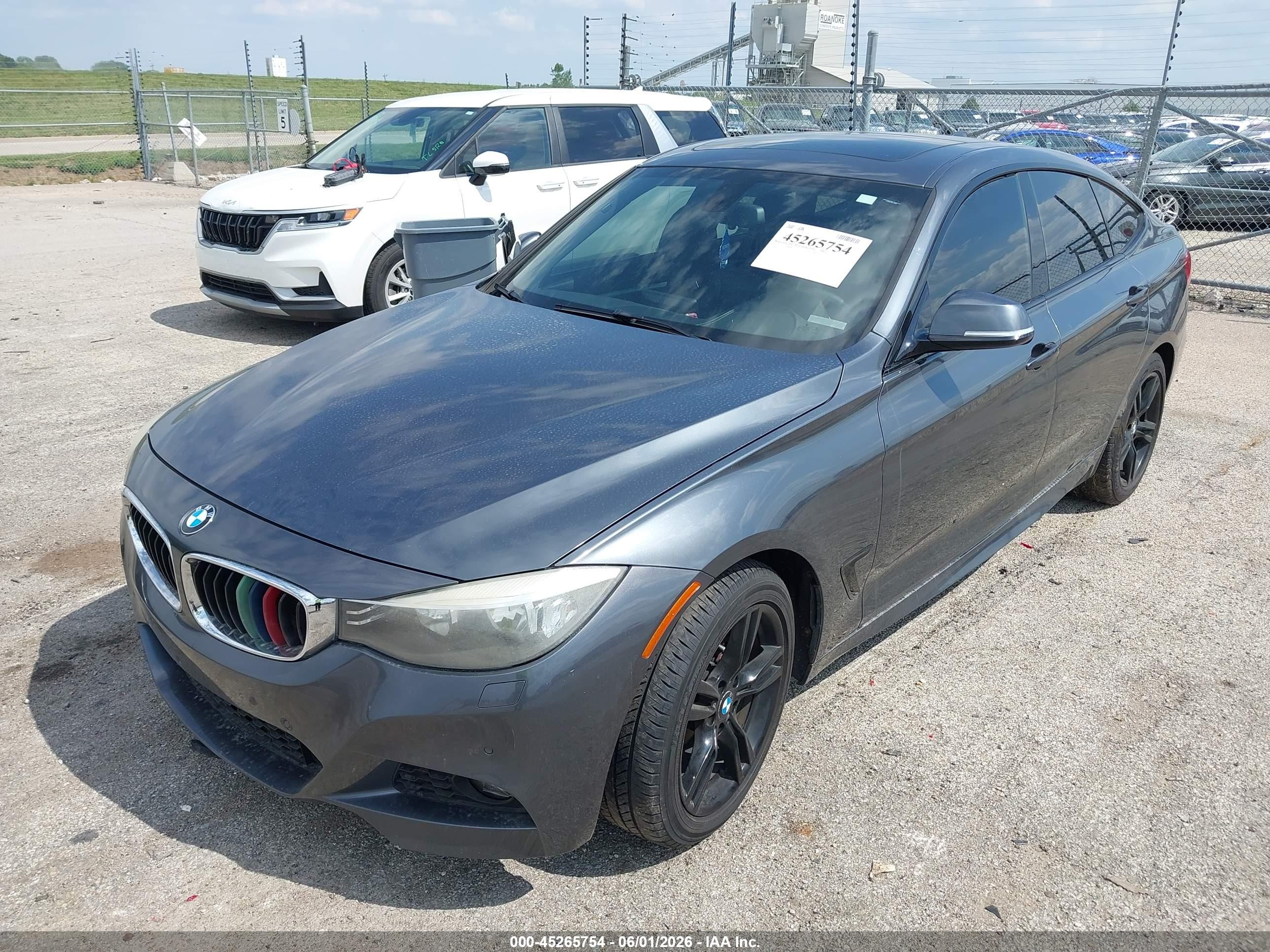 2015 Bmw 328i Gran Turismo Xdrive Gray vin: WBA8Z5C50FD672345