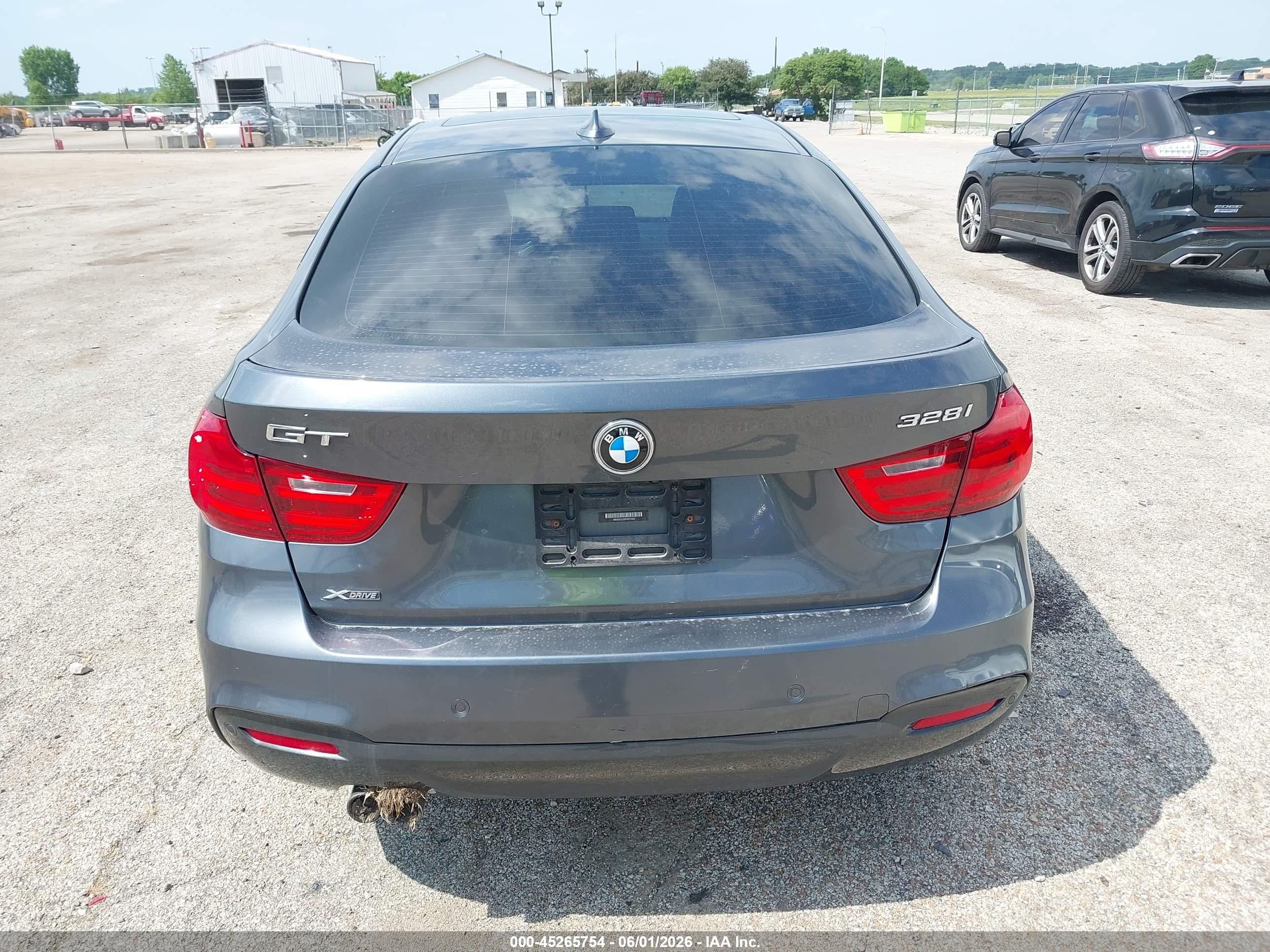 2015 Bmw 328i Gran Turismo Xdrive Gray vin: WBA8Z5C50FD672345