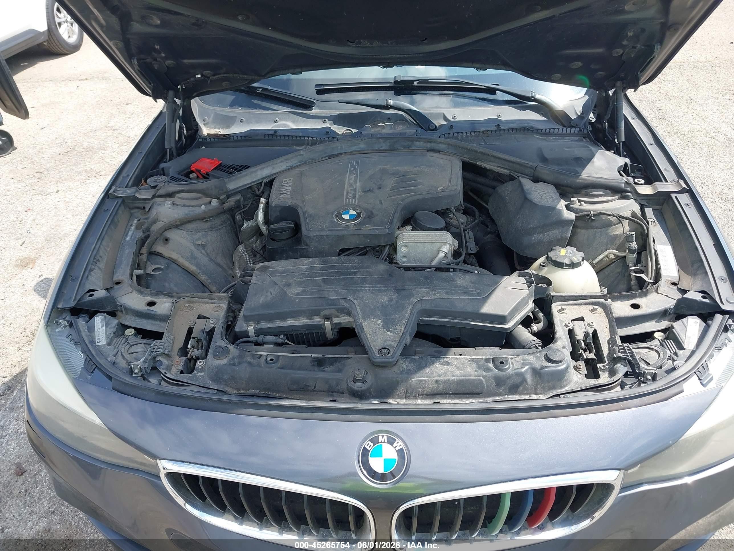 2015 Bmw 328i Gran Turismo Xdrive Gray vin: WBA8Z5C50FD672345