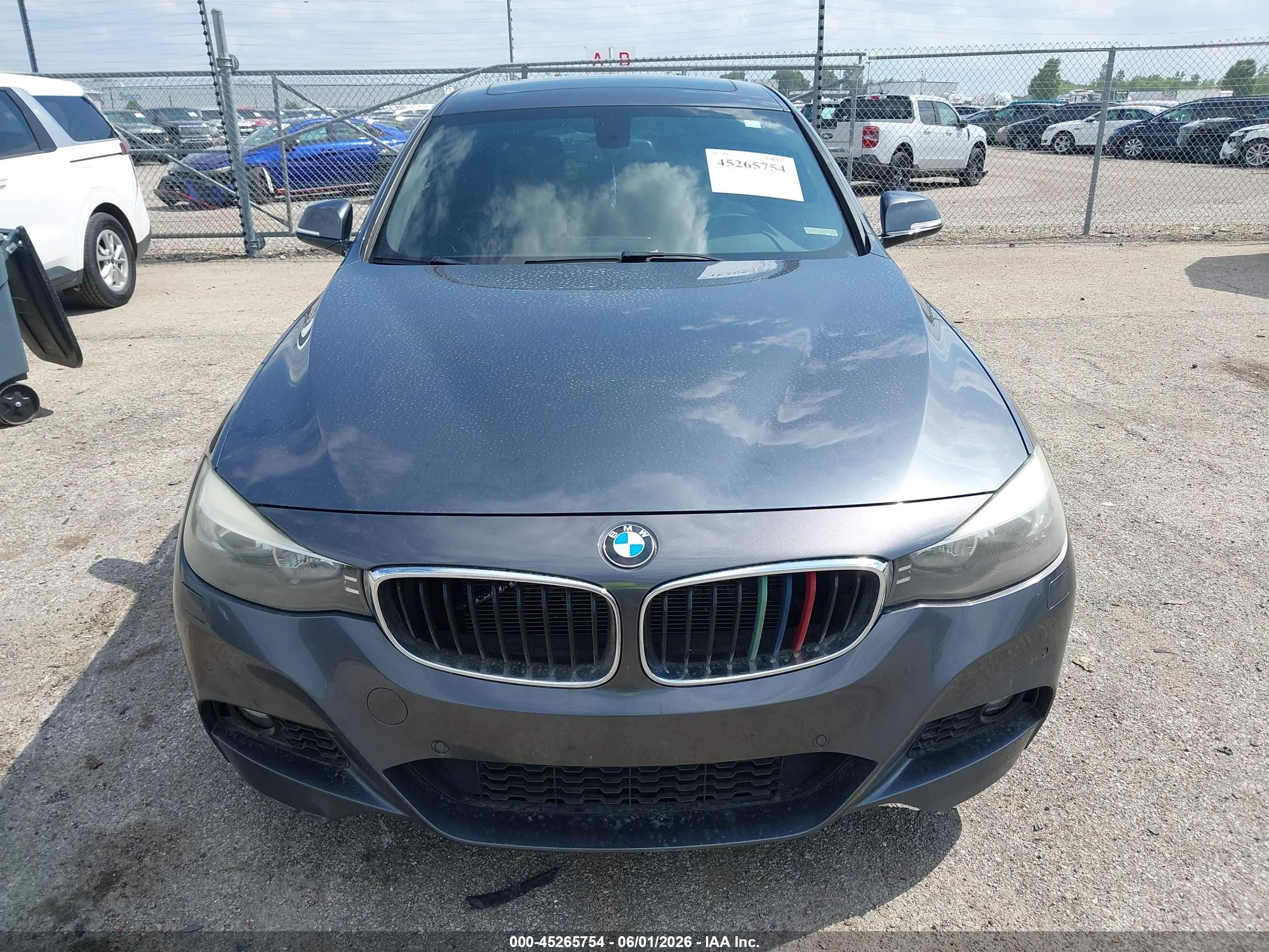 2015 Bmw 328i Gran Turismo Xdrive Gray vin: WBA8Z5C50FD672345