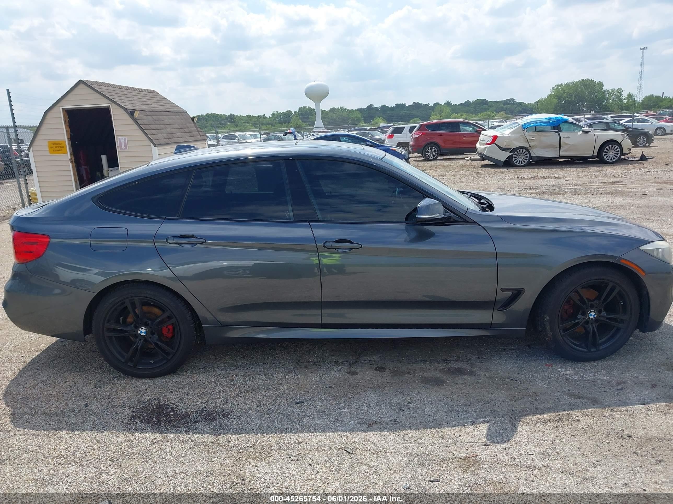 2015 Bmw 328i Gran Turismo Xdrive Gray vin: WBA8Z5C50FD672345