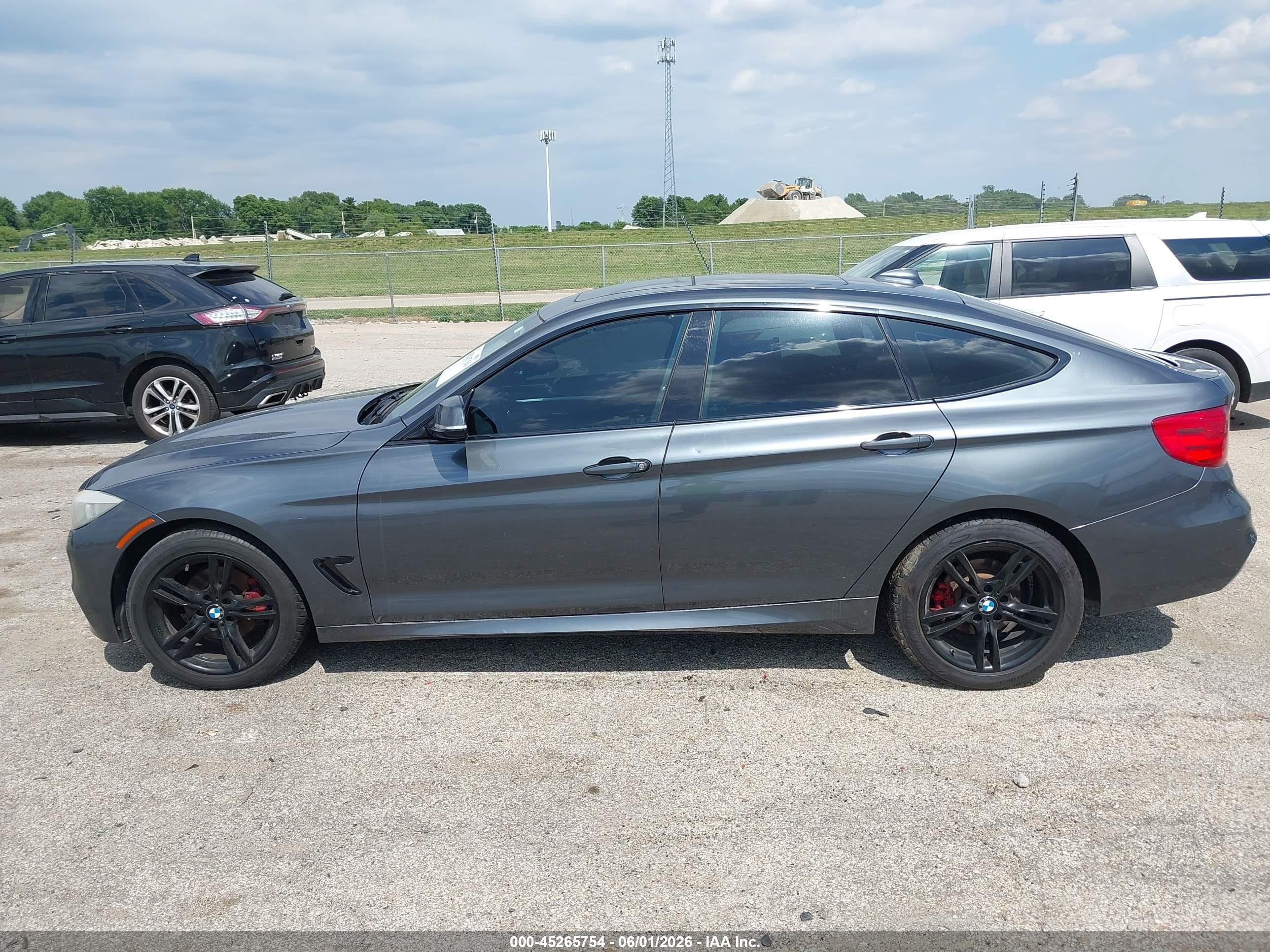 2015 Bmw 328i Gran Turismo Xdrive Gray vin: WBA8Z5C50FD672345