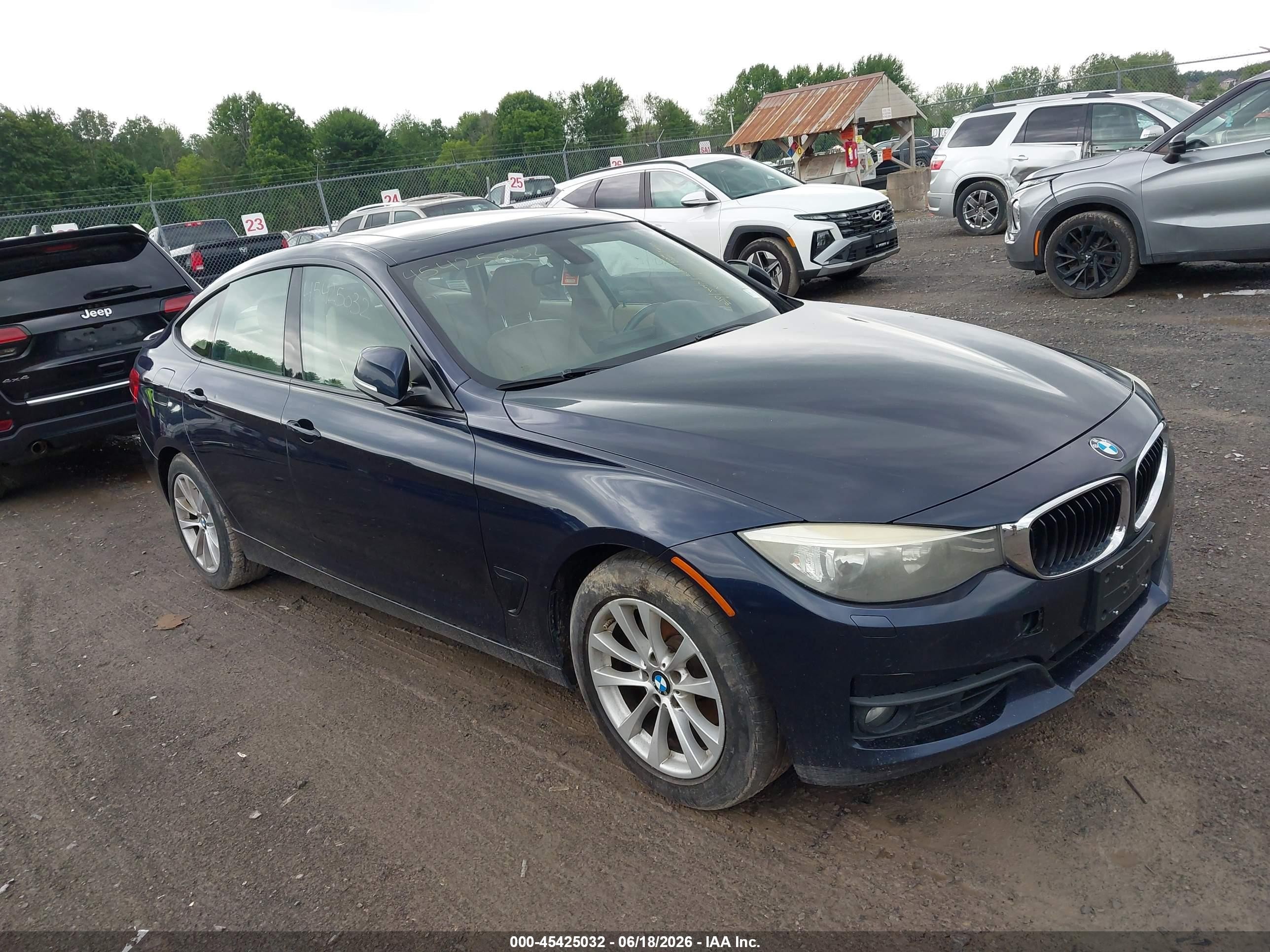 2015 Bmw 328i Gran Turismo Xdrive Dark Blue vin: WBA8Z5C52FGS36725