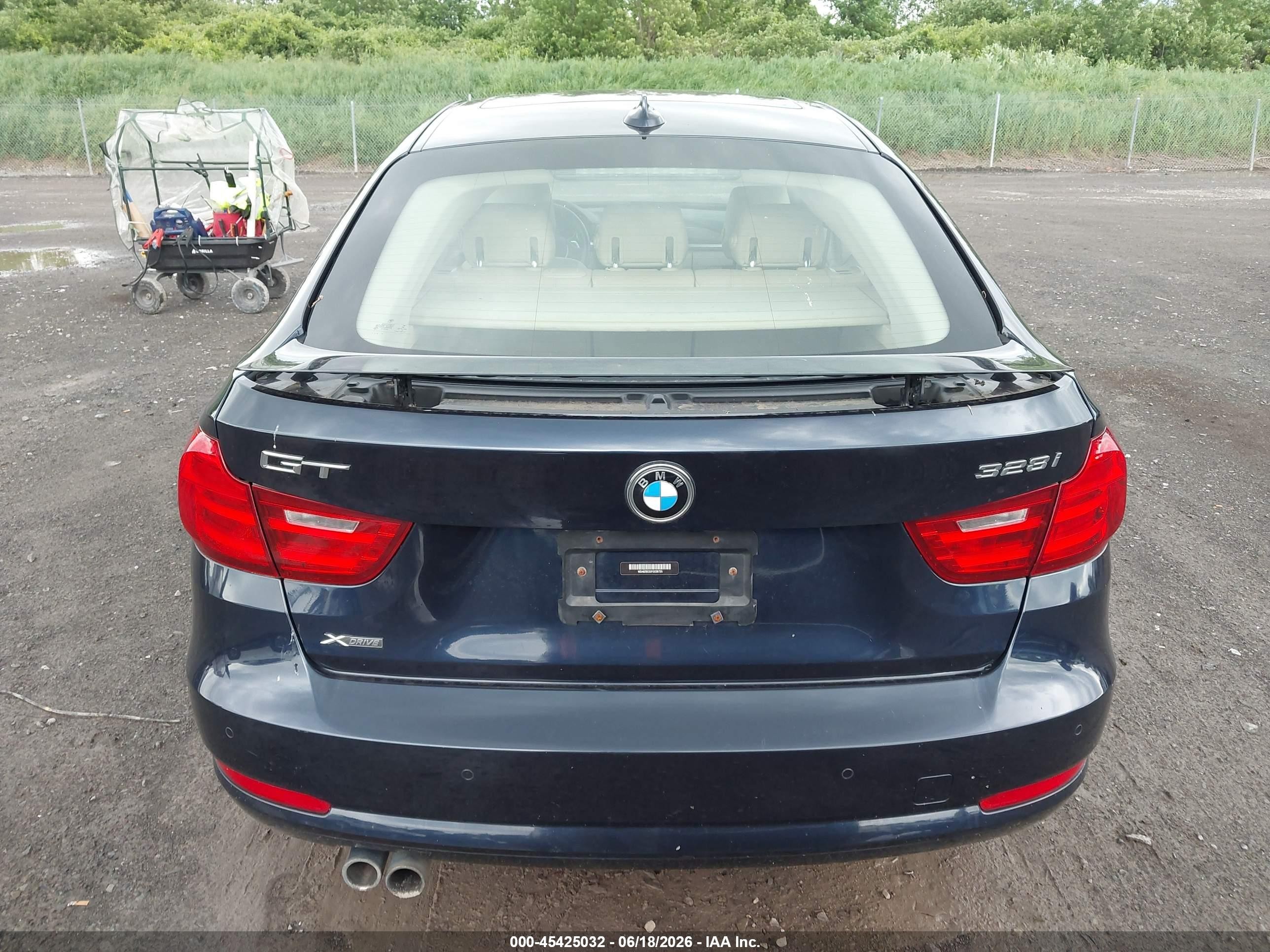 2015 Bmw 328i Gran Turismo Xdrive Dark Blue vin: WBA8Z5C52FGS36725