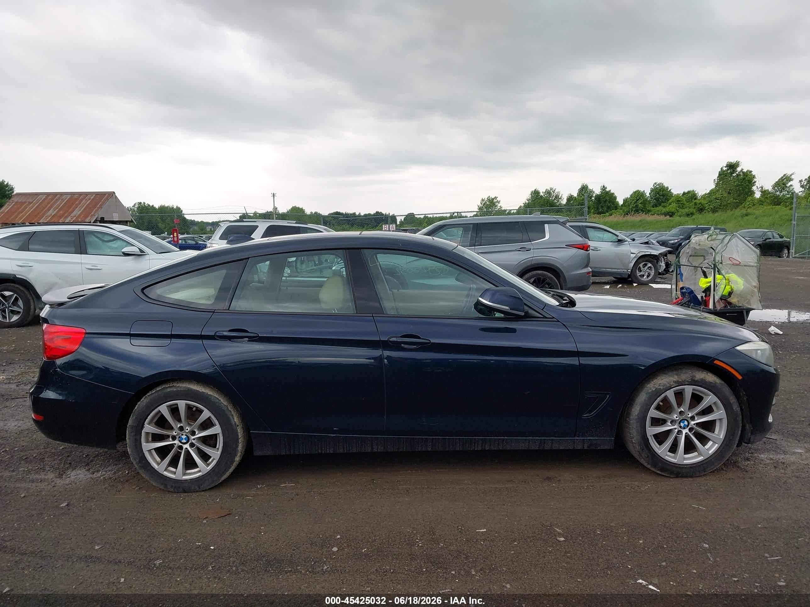 2015 Bmw 328i Gran Turismo Xdrive Dark Blue vin: WBA8Z5C52FGS36725