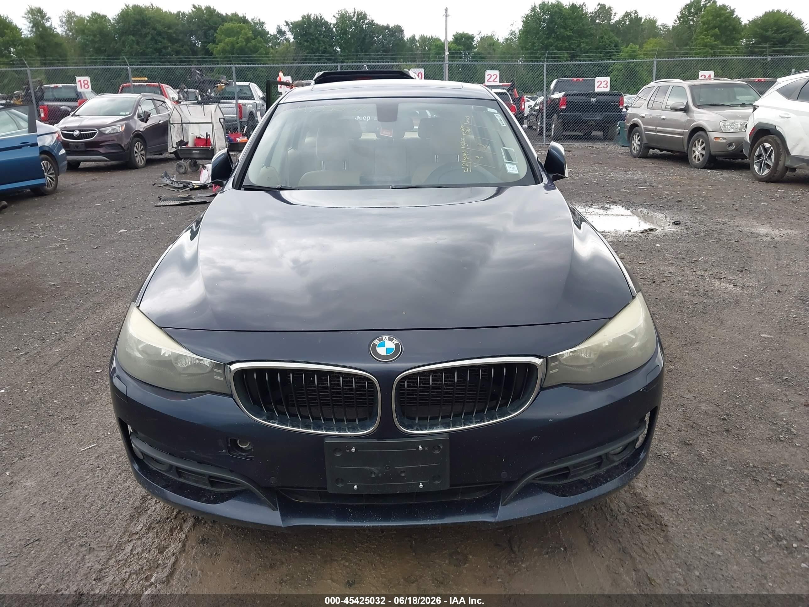 2015 Bmw 328i Gran Turismo Xdrive Dark Blue vin: WBA8Z5C52FGS36725
