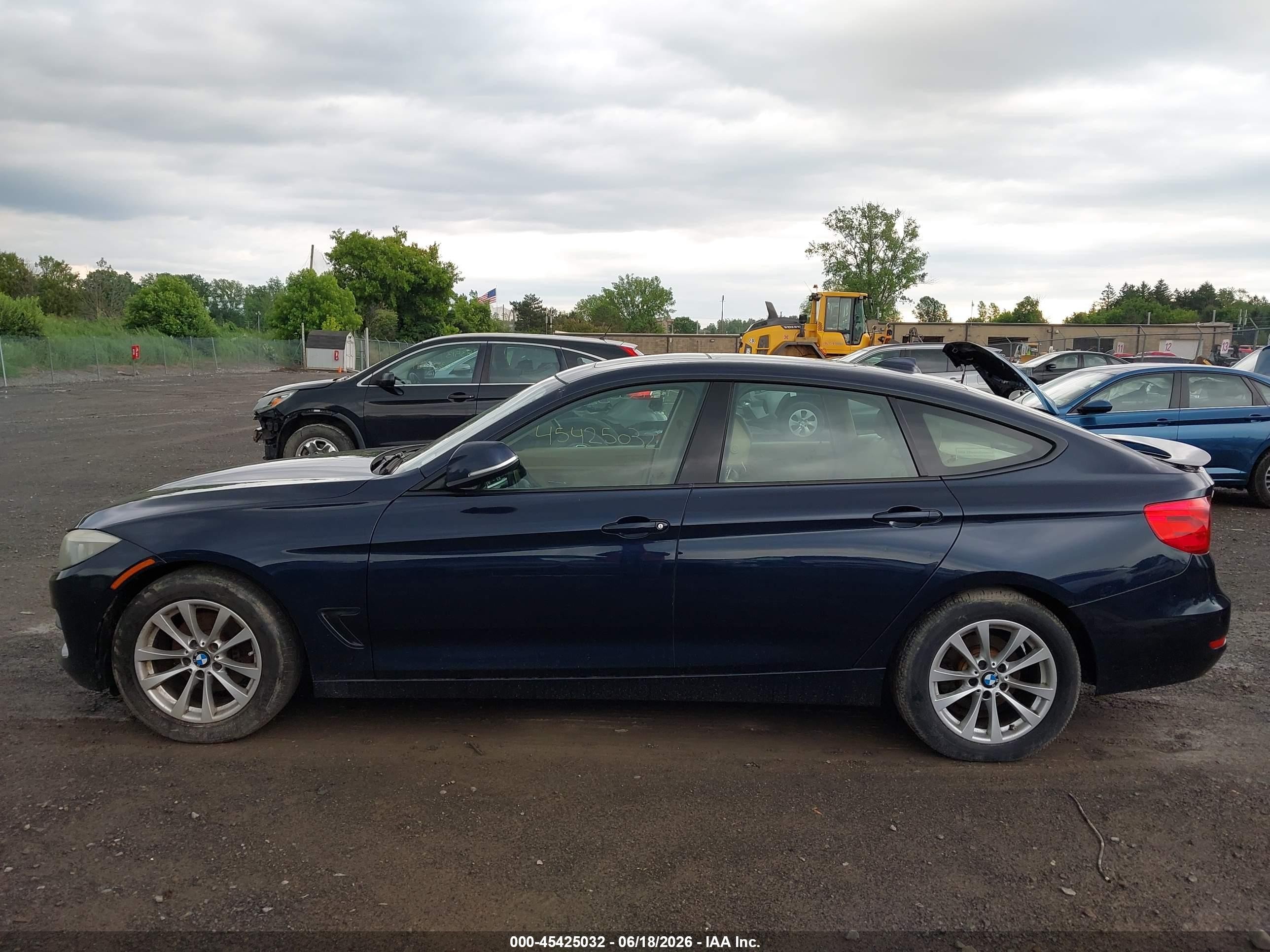 2015 Bmw 328i Gran Turismo Xdrive Dark Blue vin: WBA8Z5C52FGS36725