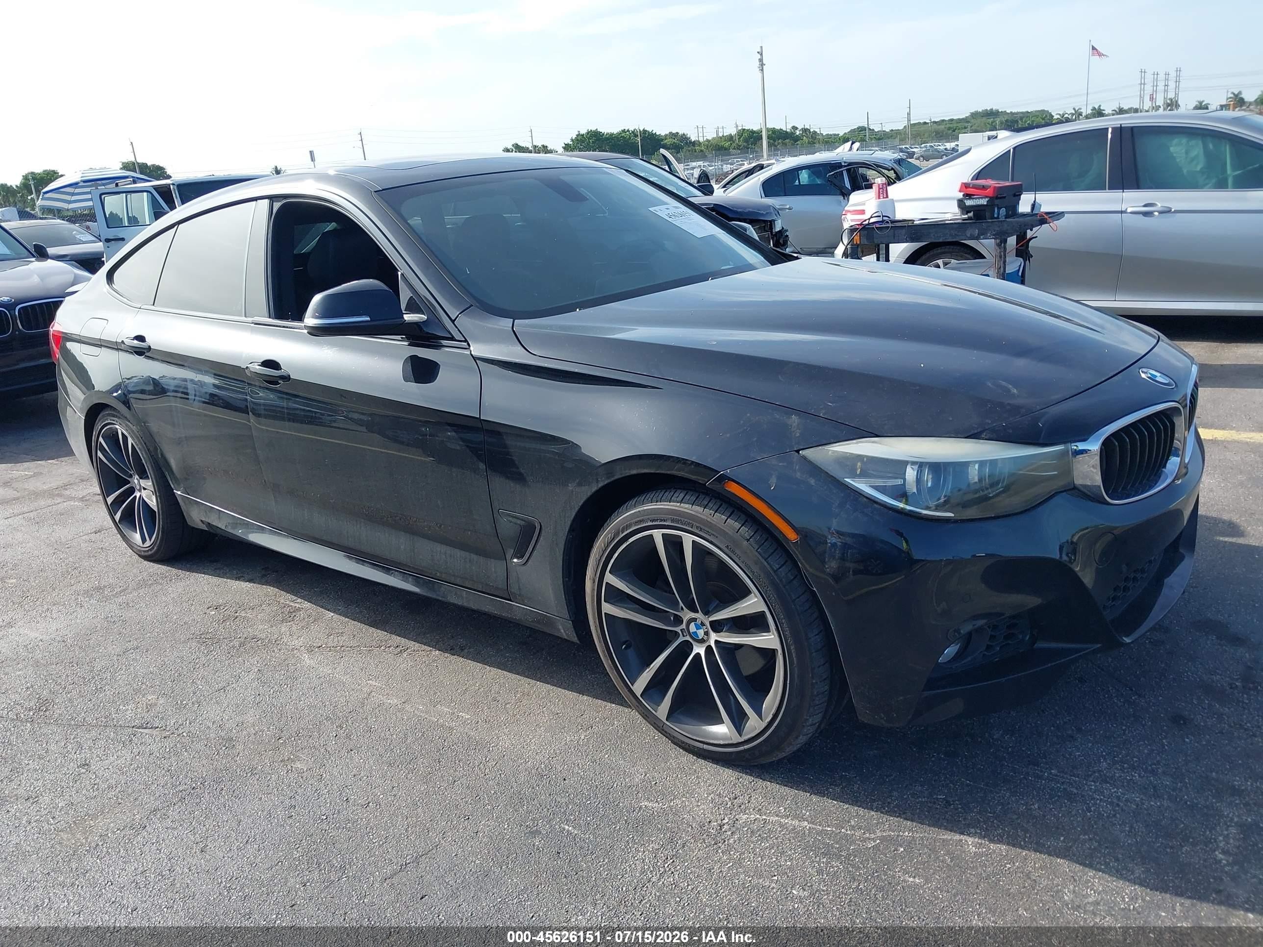 2017 Bmw 330i Gran Turismo Xdrive Black vin: WBA8Z9C38HG826646