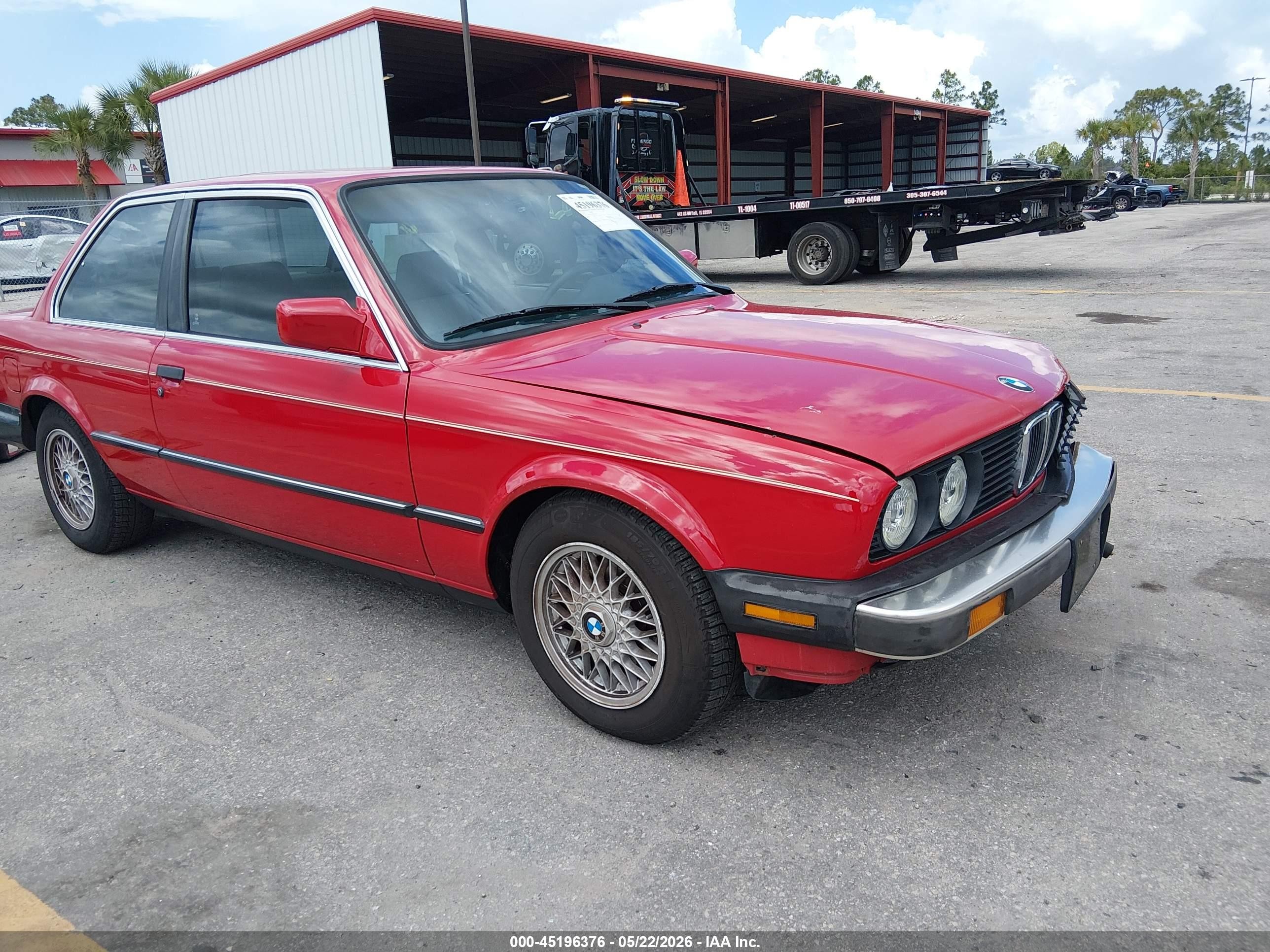 1987 Bmw 325 Is Red vin: WBAAA1304H2323015
