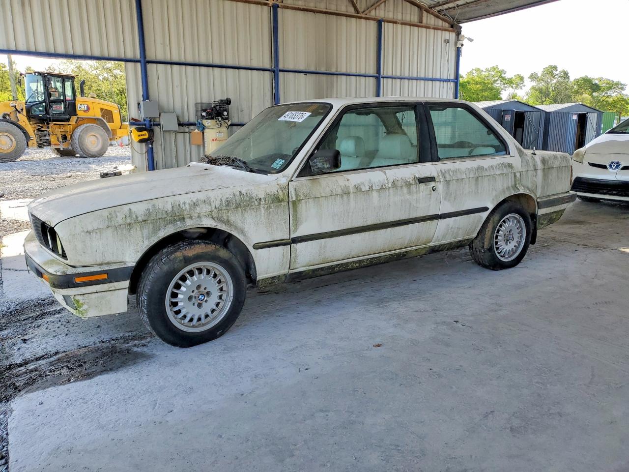 1989 Bmw 325 I White vin: WBAAA1309K4204999
