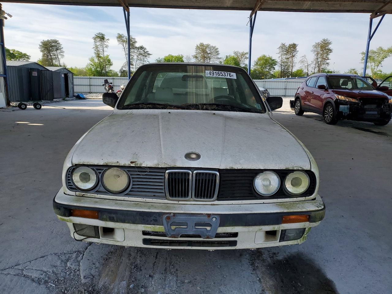 1989 Bmw 325 I White vin: WBAAA1309K4204999