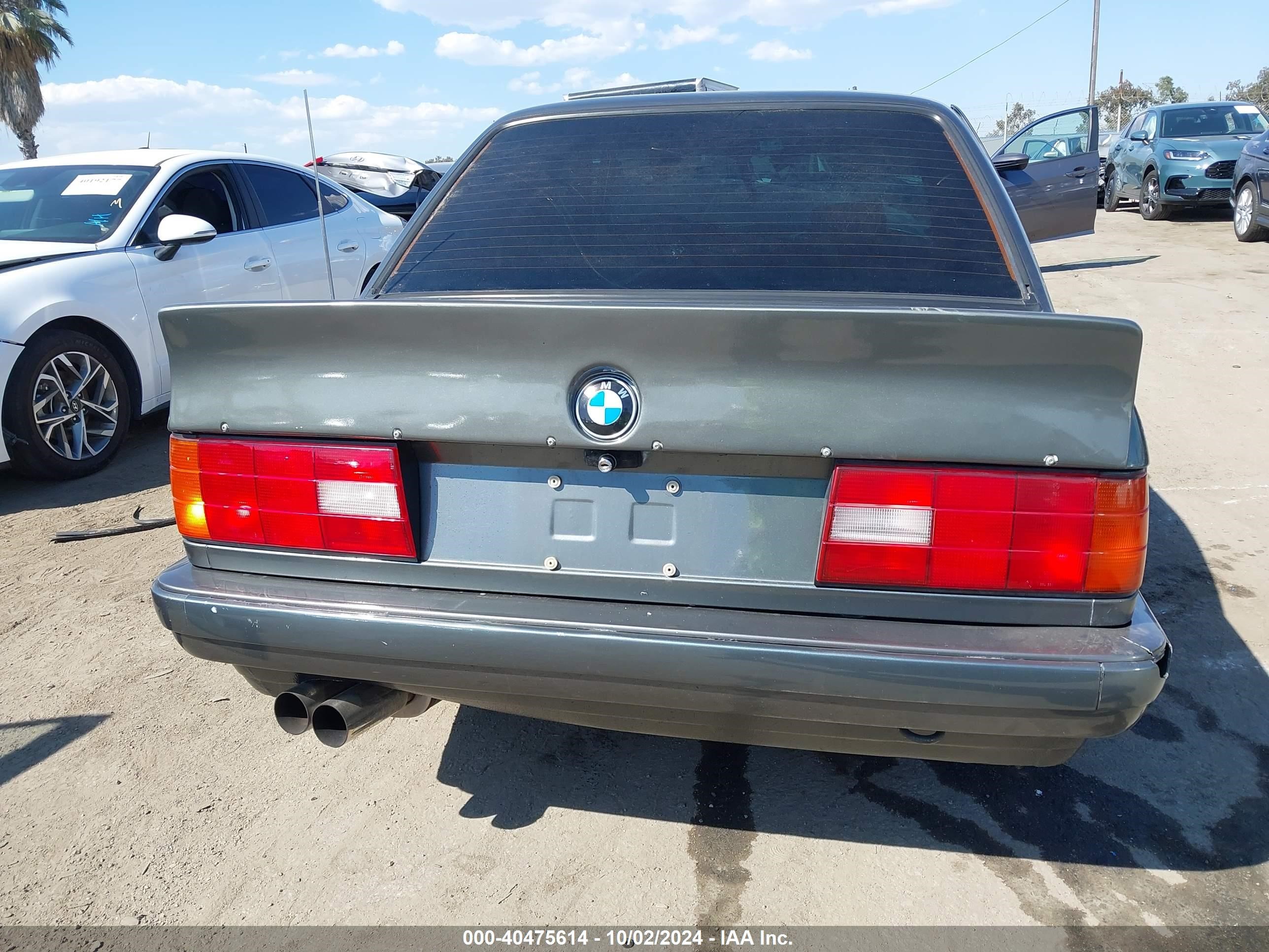 1989 Bmw 325 I Automatic/is Automatic Gray vin: WBAAA2305K4258516