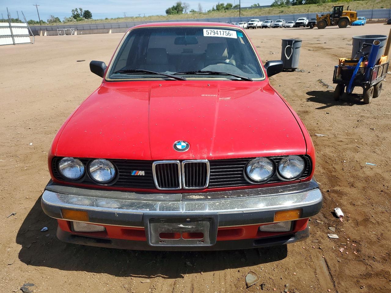 1986 Bmw 325 E Красный vin: WBAAB5401G9687207