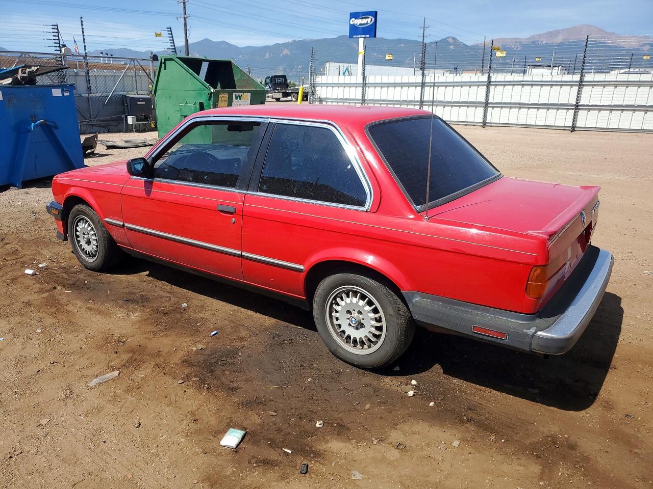1986 Bmw 325 E Красный vin: WBAAB5401G9687207