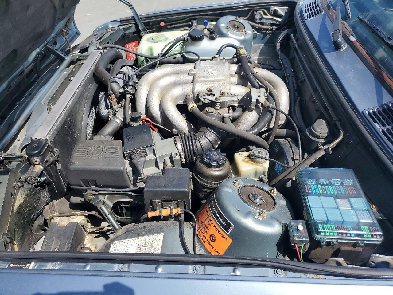 1987 Bmw 325 Base Blue vin: WBAAB5402H9698203