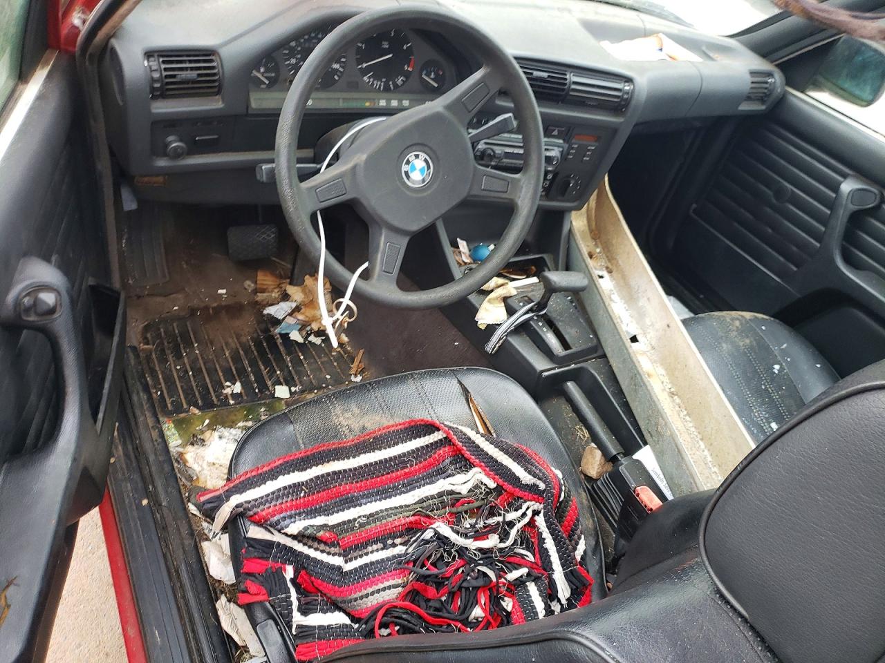 1987 Bmw 325 E Automatic/automatic Red vin: WBAAB6402H1689134