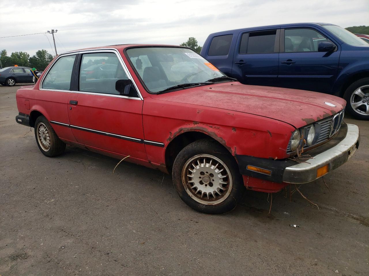 1987 Bmw 325 E Automatic/automatic Red vin: WBAAB6402H1689134