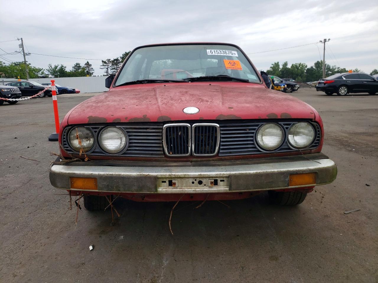 1987 Bmw 325 E Automatic/automatic Red vin: WBAAB6402H1689134