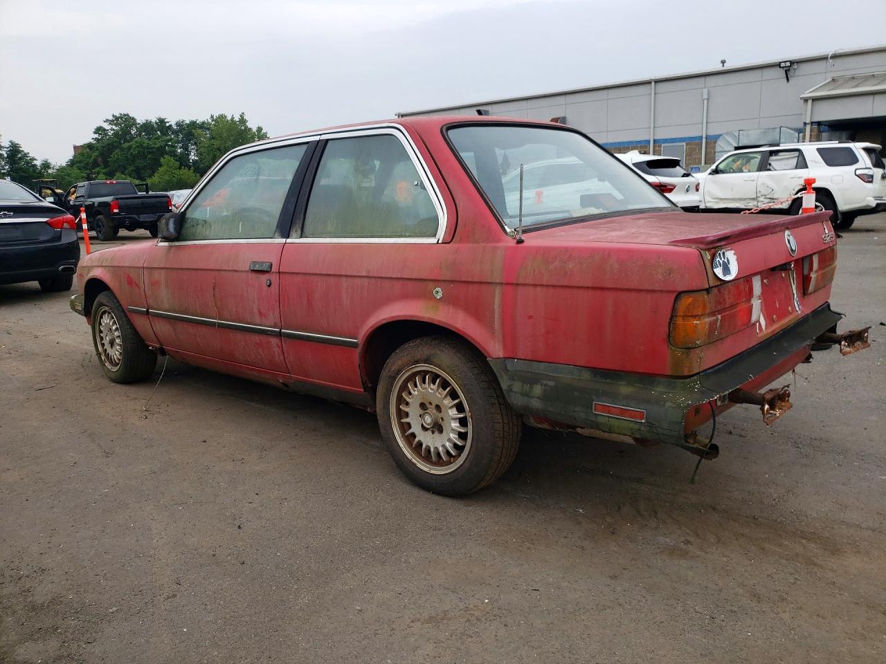 1987 Bmw 325 E Automatic/automatic Red vin: WBAAB6402H1689134
