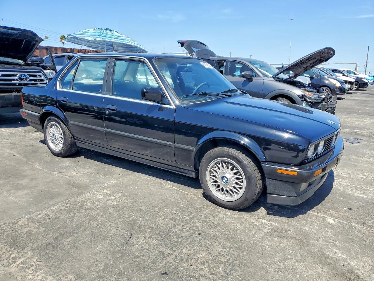 1990 Bmw 325 I Black vin: WBAAD1316LED12754