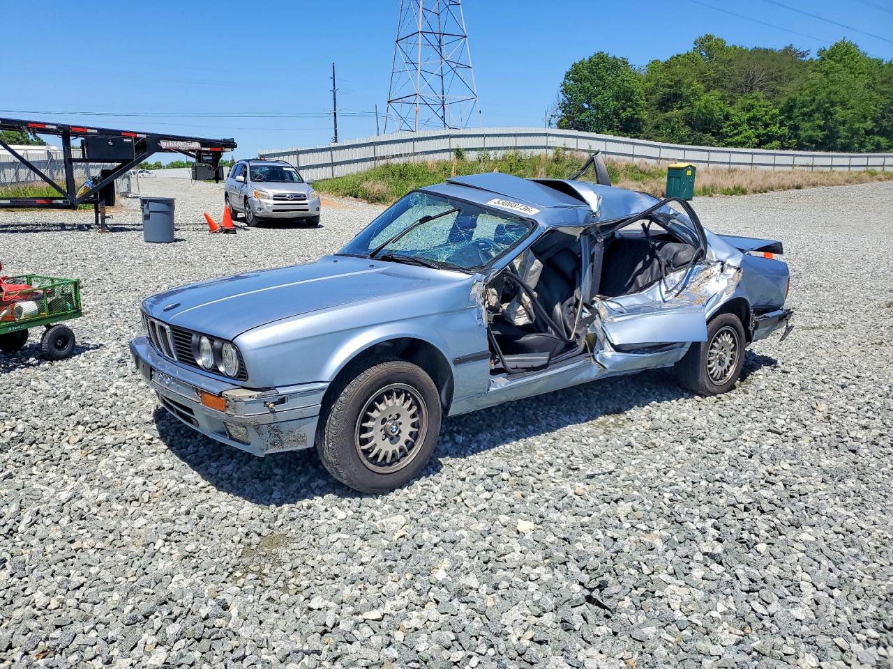 1990 Bmw 325 I Blue vin: WBAAD131XLED12577