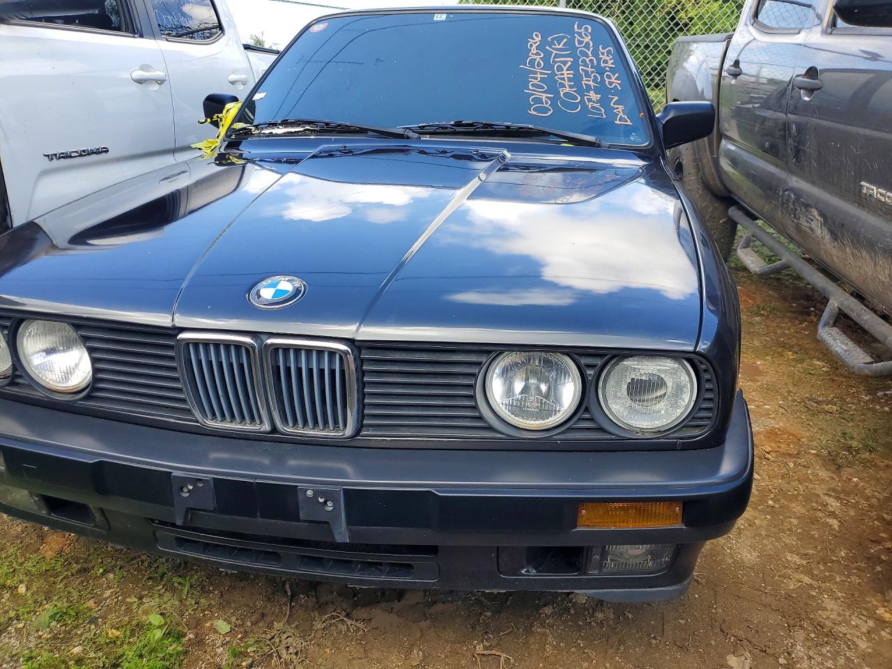 1989 Bmw 325 I Black vin: WBAAD21060AF63647