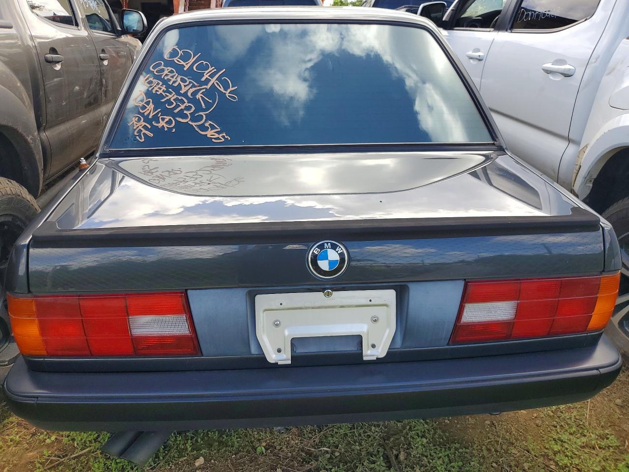 1989 Bmw 325 I Black vin: WBAAD21060AF63647