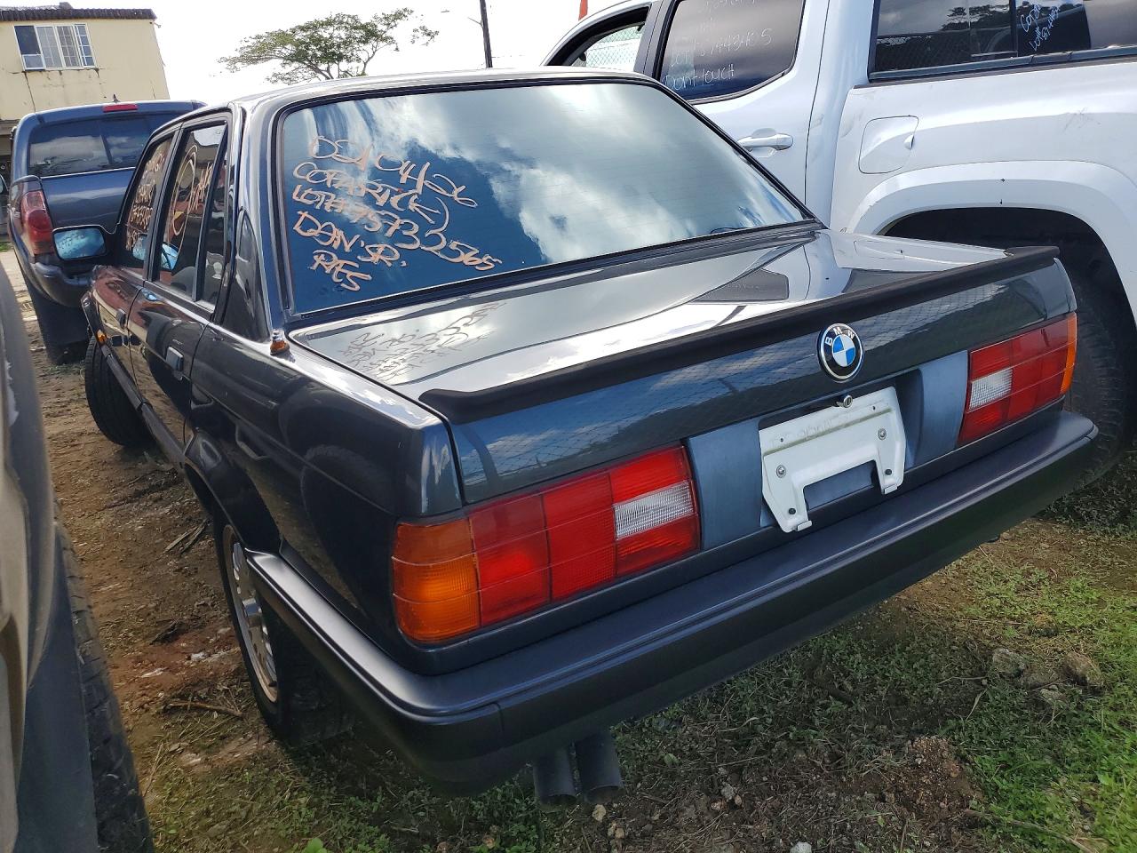 1989 Bmw 325 I Black vin: WBAAD21060AF63647