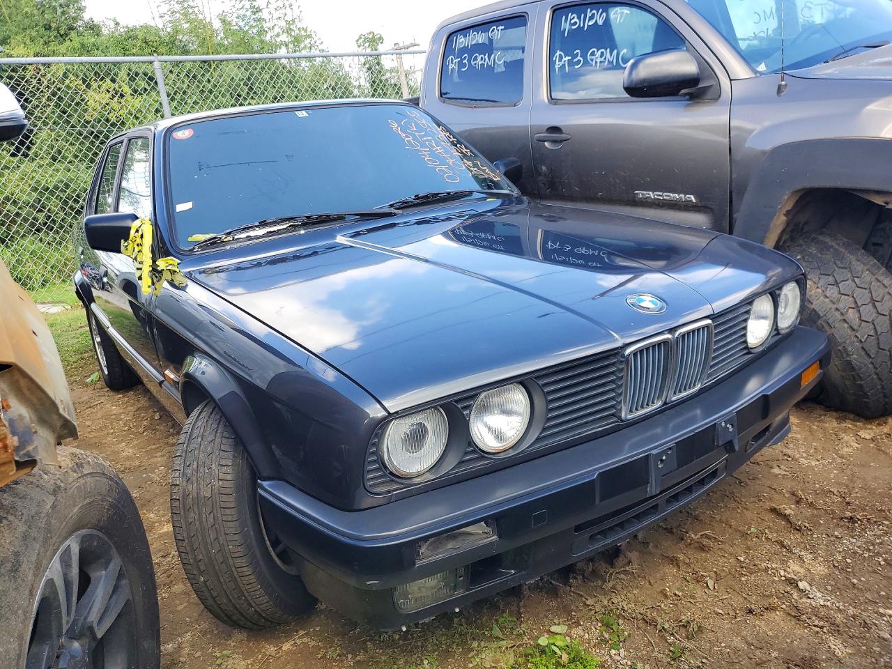 1989 Bmw 325 I Black vin: WBAAD21060AF63647