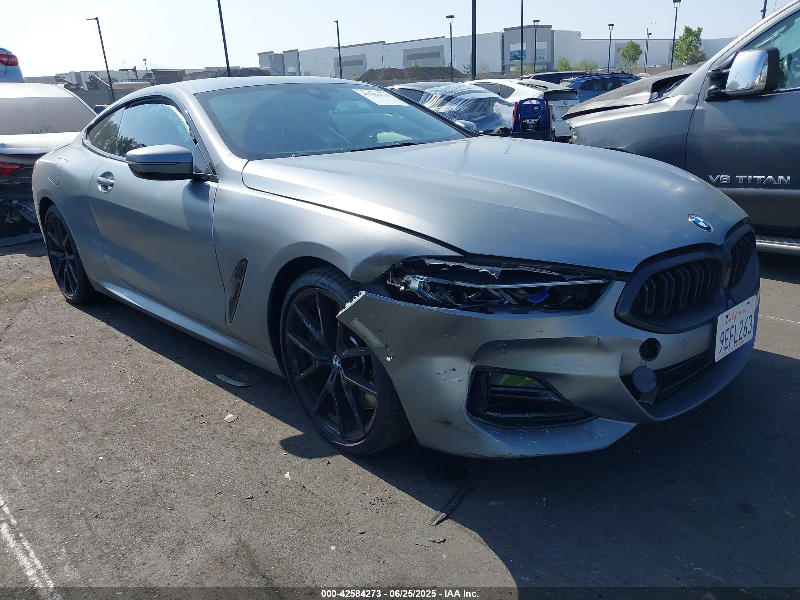 2023 Bmw 840 I Gray vin: WBAAE2C00PCM03091