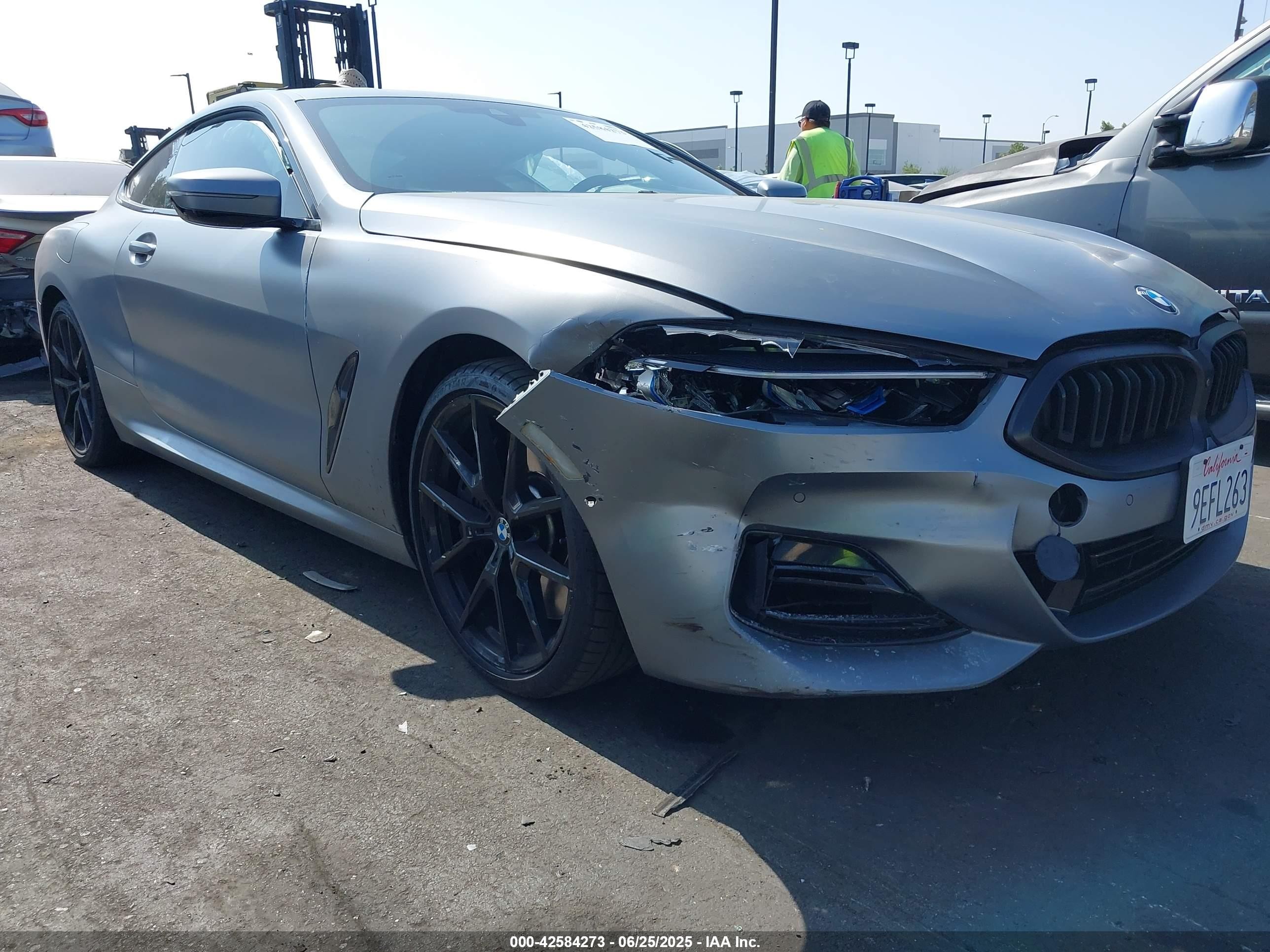 2023 Bmw 840 I Gray vin: WBAAE2C00PCM03091